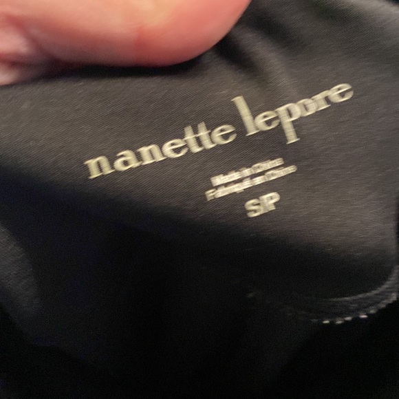 Nanette Lepore Moto Leggings Small S Mesh Panel EUC Black - Picture 5 of 8